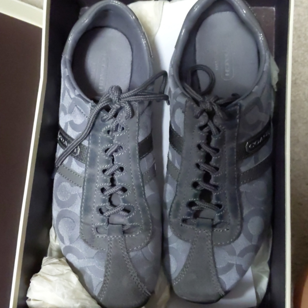 Women's coach tie casual shoes